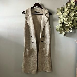 Love Tree duster sweater vest